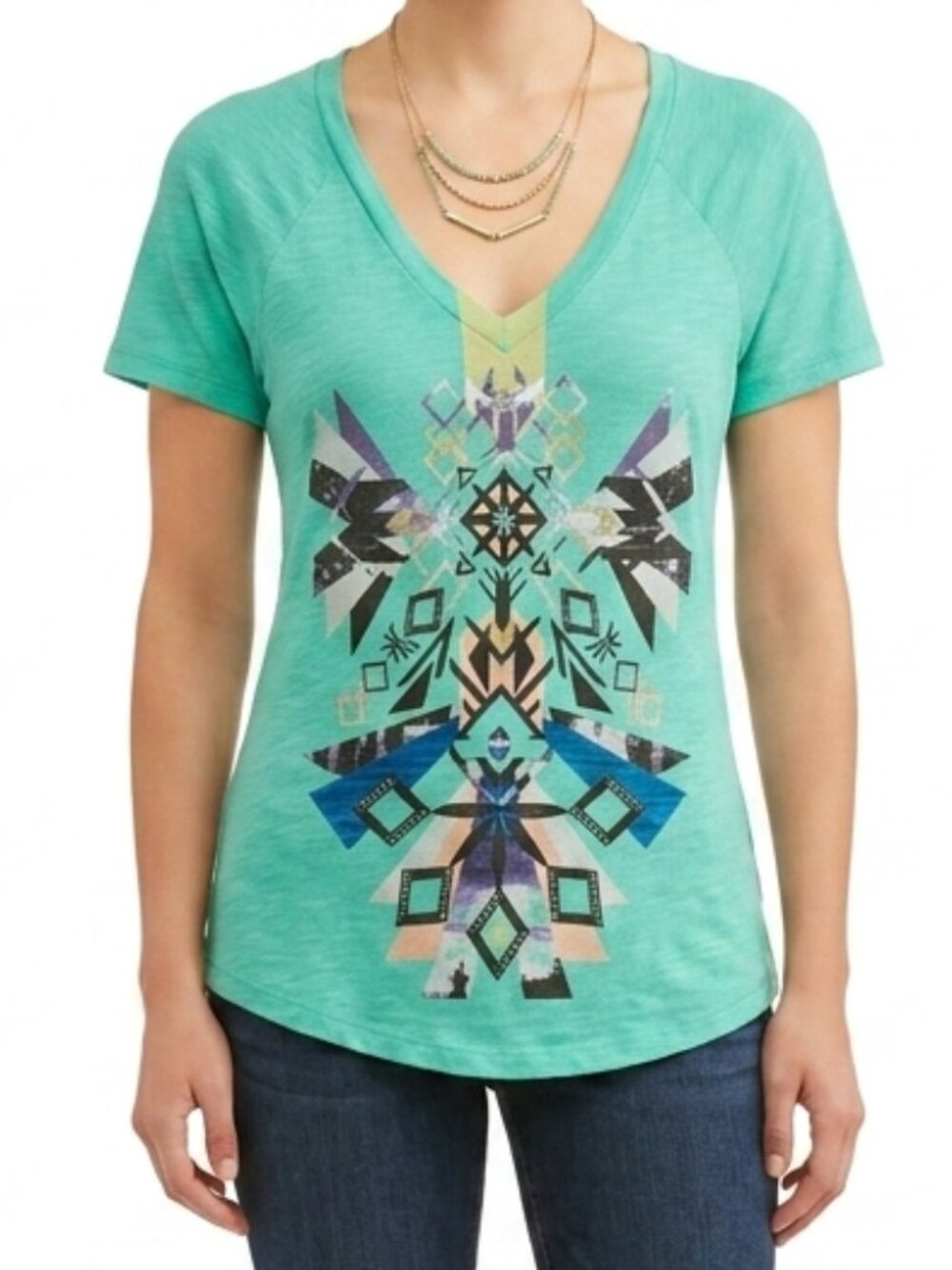 Element Aztec/Tribal Design Cotton Blend Tee NEW Sz. Sm